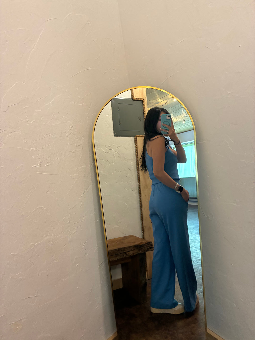 Ribbed Tank Top & Sweatpants Set