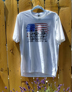 Western USA Cowboy Flag Patriotic Country Graphic Tee