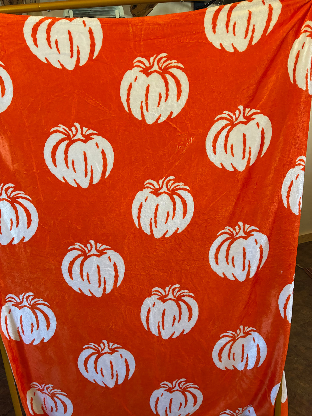 Cozy Pumpkin Blanket