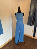 Ribbed Tank Top & Sweatpants Set
