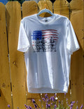 Western USA Cowboy Flag Patriotic Country Graphic Tee