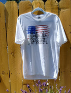 Western USA Cowboy Flag Patriotic Country Graphic Tee