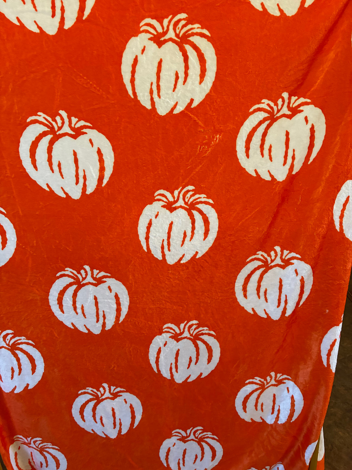 Cozy Pumpkin Blanket