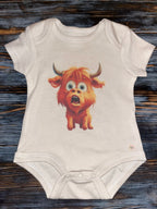 Baby Highland Cow Onesie 20% Discount