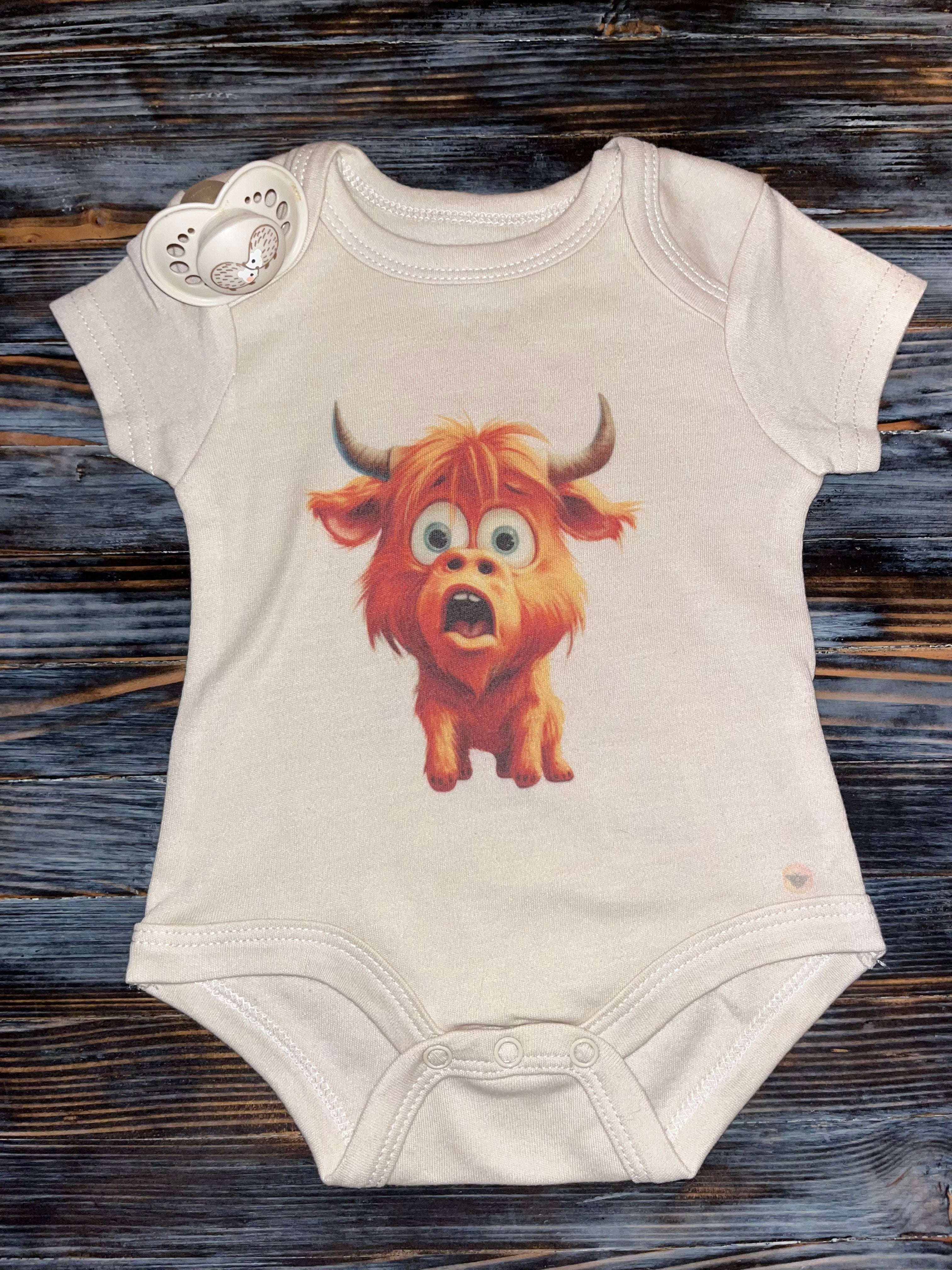 Baby Highland Cow Onesie 20% Discount