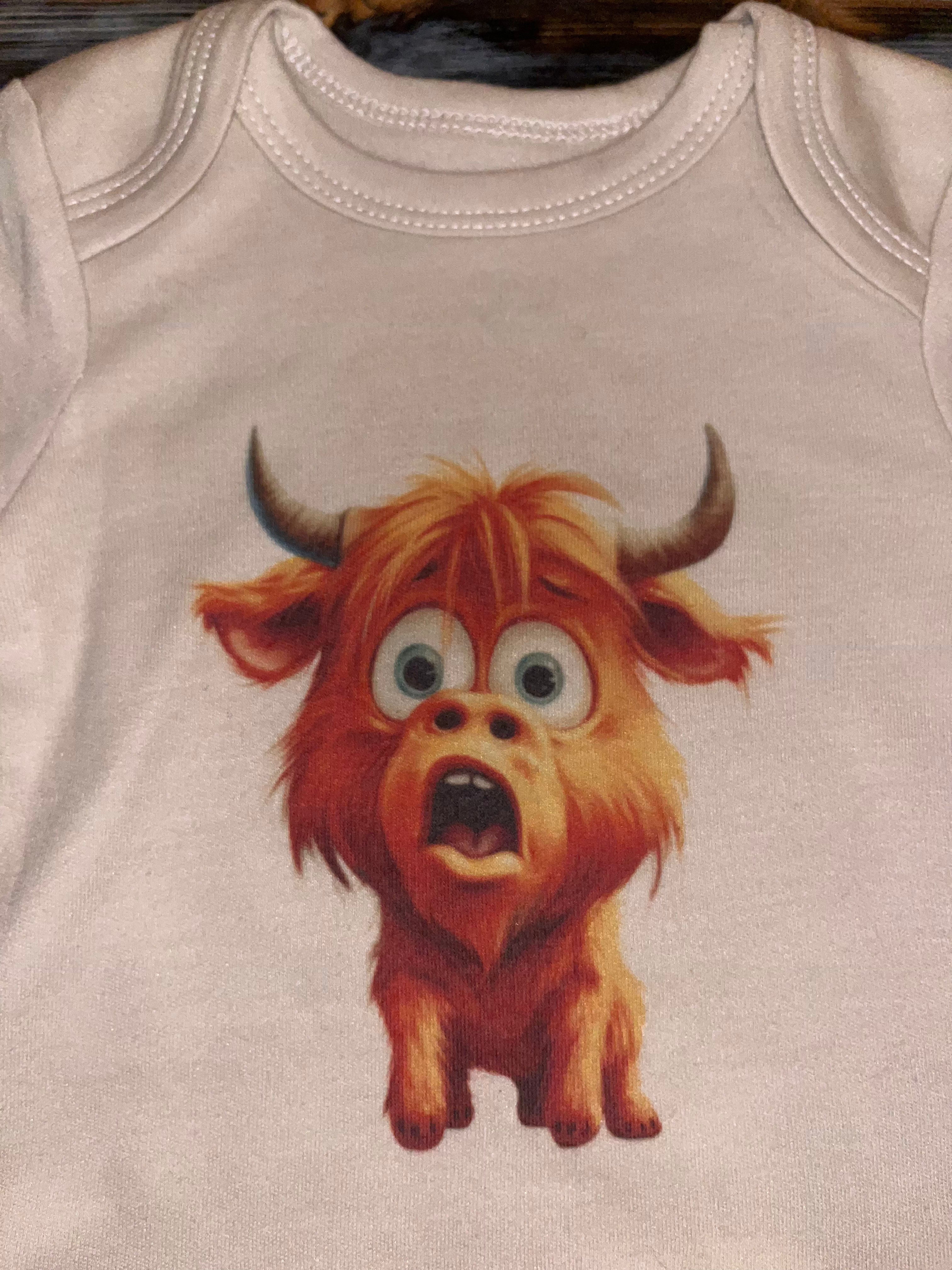 Baby Highland Cow Onesie 20% Discount