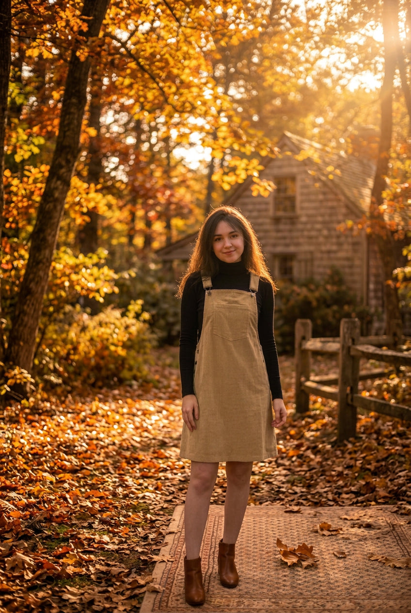 Overall Pocket Dress