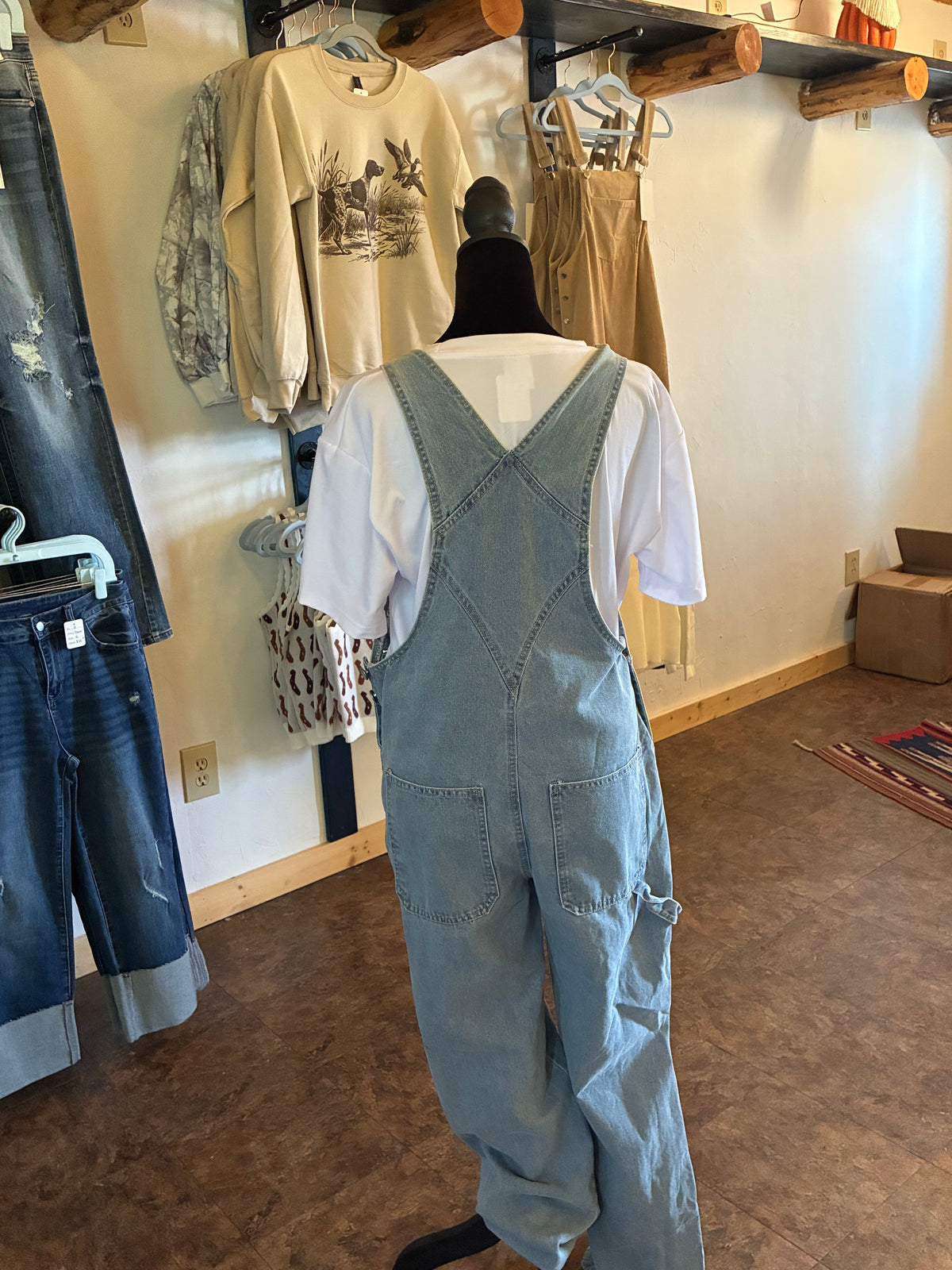 Denim Overalls