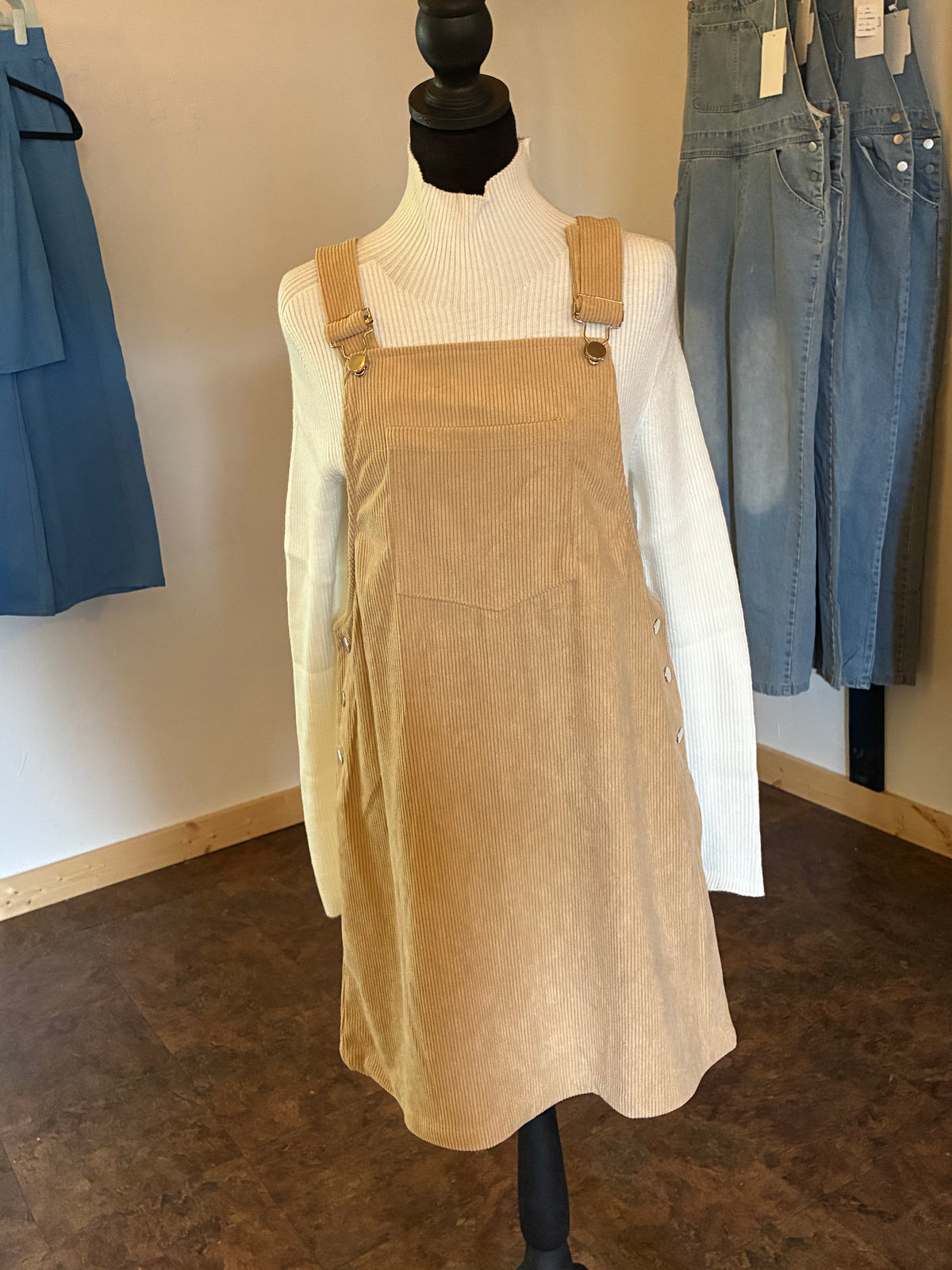 Overall Pocket Dress