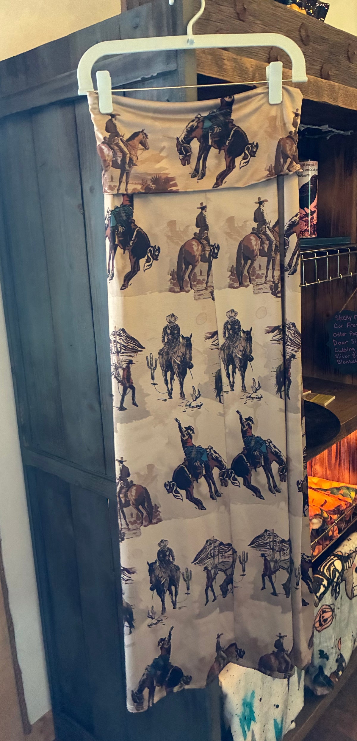 Western Cowboy Print Skirt